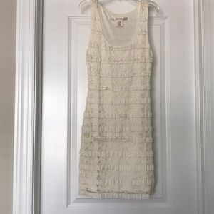 Mac Studio Ivory Fitted Dress